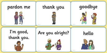 Greetings A5 Flashcards English - english, greetings flashcards, flash cards, greetings