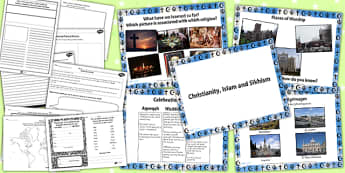 Celebrations Worship and Pilgrimage in Christianity Sikhism Islam