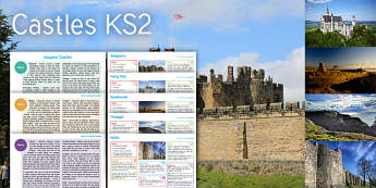 Imagine Castles KS2 Resource Pack - Castle, Rampart, Wall, Tintagel, Fairy Tale, Sand Castle