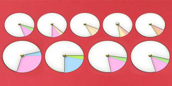 Interactive Notebook Spinner Pack - DT, paper craft, visual aid