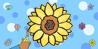 Sunflower Display Cut Out - sunflower, displays, cut out, display