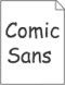 Comic Sans VersionPDF