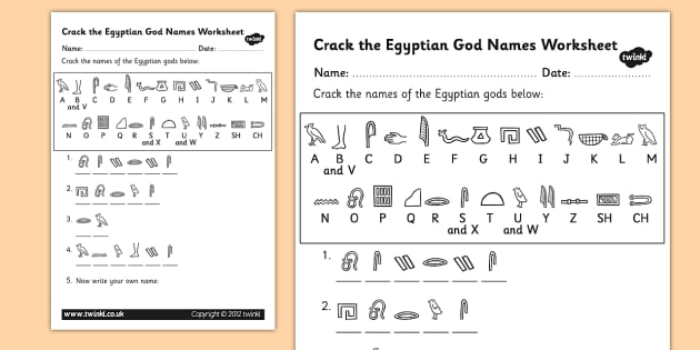 Crack The Code Spelling Activity Sheets