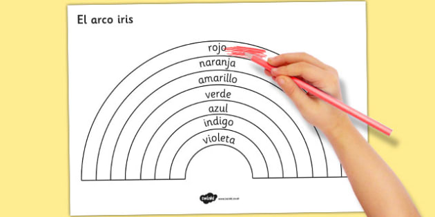 rainbow in spanish coloring pages - photo #20