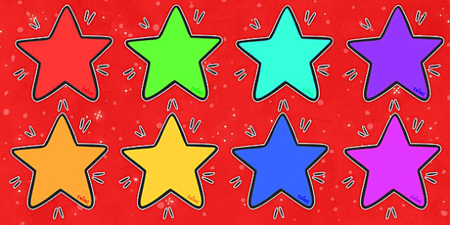 Editable Display Stars - Editable stars, star, stars, editable display, editable display posters, labels, child name label, printable labels