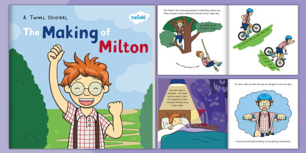 The Making of Milton eBook - fiction, ebook, courage, wizard, bravery, story, reading, english, literacy, football