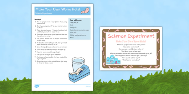 Make Your Own Worm Hotel Science Experiment - EYFS, Minibeasts, Creepy Crawlies, Bugs
