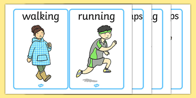 PE Physical Action Word and Picture Cards - PE, action, actions, physical actions, flashcard, moves, visual aid, Physical education, prompt, PE equipment, posters, signs, display