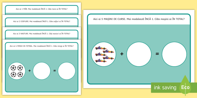 Adaugă încă unul și adună Planșete pentru modelajul cu plastilina - adunare, concepte matematice, adaugă, încă unul, plus, motricitate fină, modelaj, plus 1, plus u