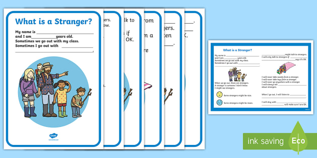 What Is a Stranger? Social Situation - Social story, ASD, ASC, autism, stranger danger, strangers, safety