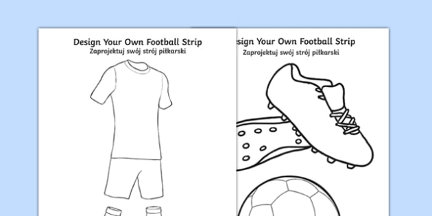 Design a Football Strip Polish Translation - polish, Football