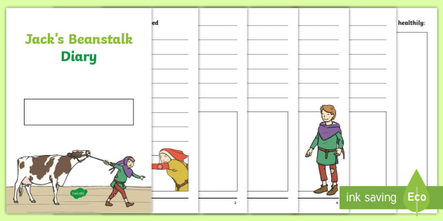 jack s beanstalk diary writing template jack and the jack s beanstalk diary writing template jack and the