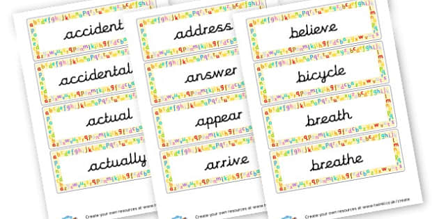 year-3-and-4-spelling-list-ks2-spelling-primary-resources