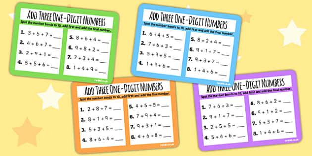 Diagram Maths Add Three Digit Numbers English