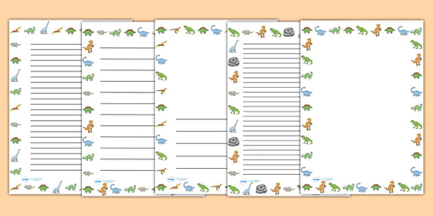 Dinosaur writing prompts image