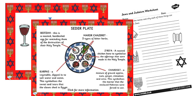 Jews and Judaism PowerPoint and Worksheet - jews, judaism