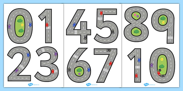 road-themed-display-numbers-0-20-display-numbers-0-20-road