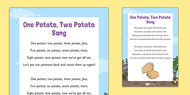 One Potato, Two Potato Song
