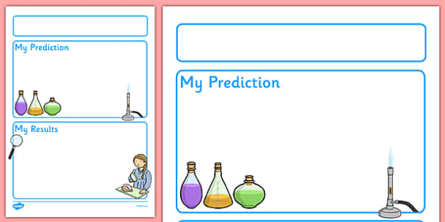 Science Experiment Write Up Ks1