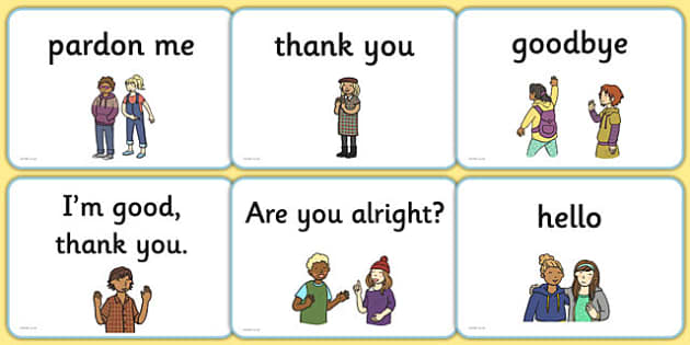 Greetings A5 Flashcards English - english, greetings flashcards