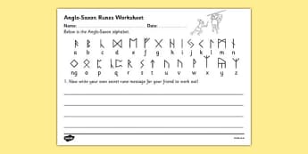 KS2 Anglo-Saxons Primary Resources, Anglo Saxons, KS2 - Page 1