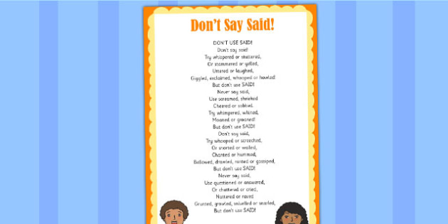 don-t-say-said-poem-poems-poetry-ks2-poetry-literacy-ks2