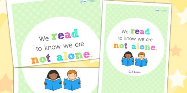 we read to know we are not alone essay we read to know we are not alone essay