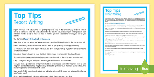 report writing tips report writing tips
