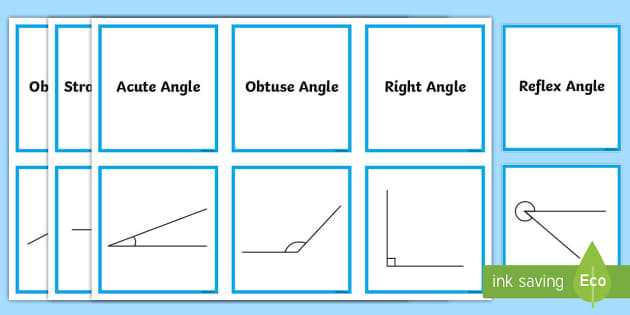 Angle Classification Matching Cards - ACMMG112, Year 5 Maths