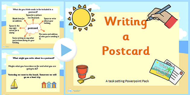 How to write a post card