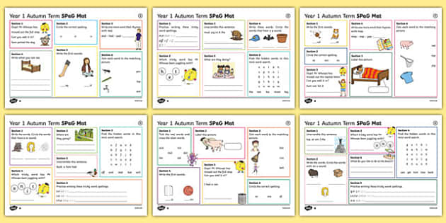 year-1-autumn-term-1-spag-activity-mats