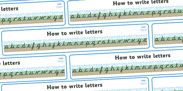How to write a t in cursive