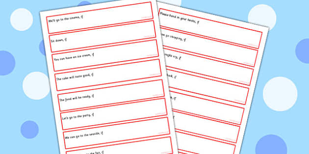 Sentence Starters With If Complete The Sentence Activity