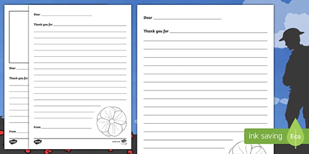 Thank You Letter Template Twinkl Remembrance Day Ks1 Thank You Letter Template Activity Thank You Letter Template Twinkl Remembrance Day Ks1 Thank You Letter Template Activity