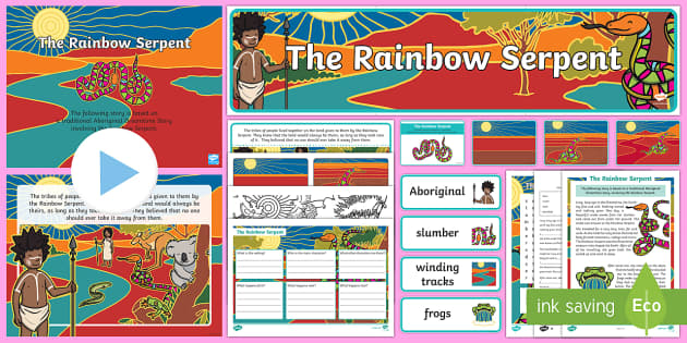 Aboriginal Dreamtime Stories - The Rainbow Serpent ...