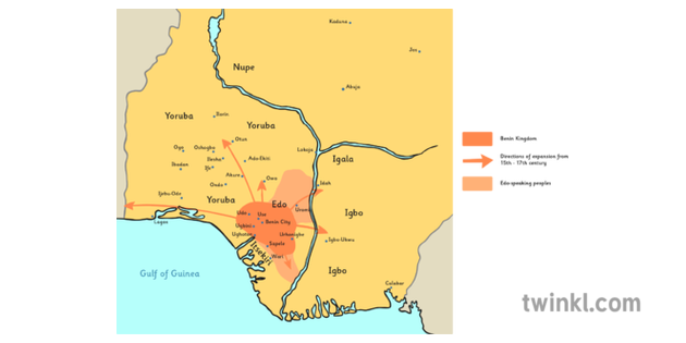 Benin Kingdom Map