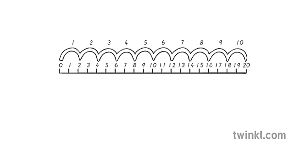 Numerus Linea Nigra Et Alba Illustration Twinkl