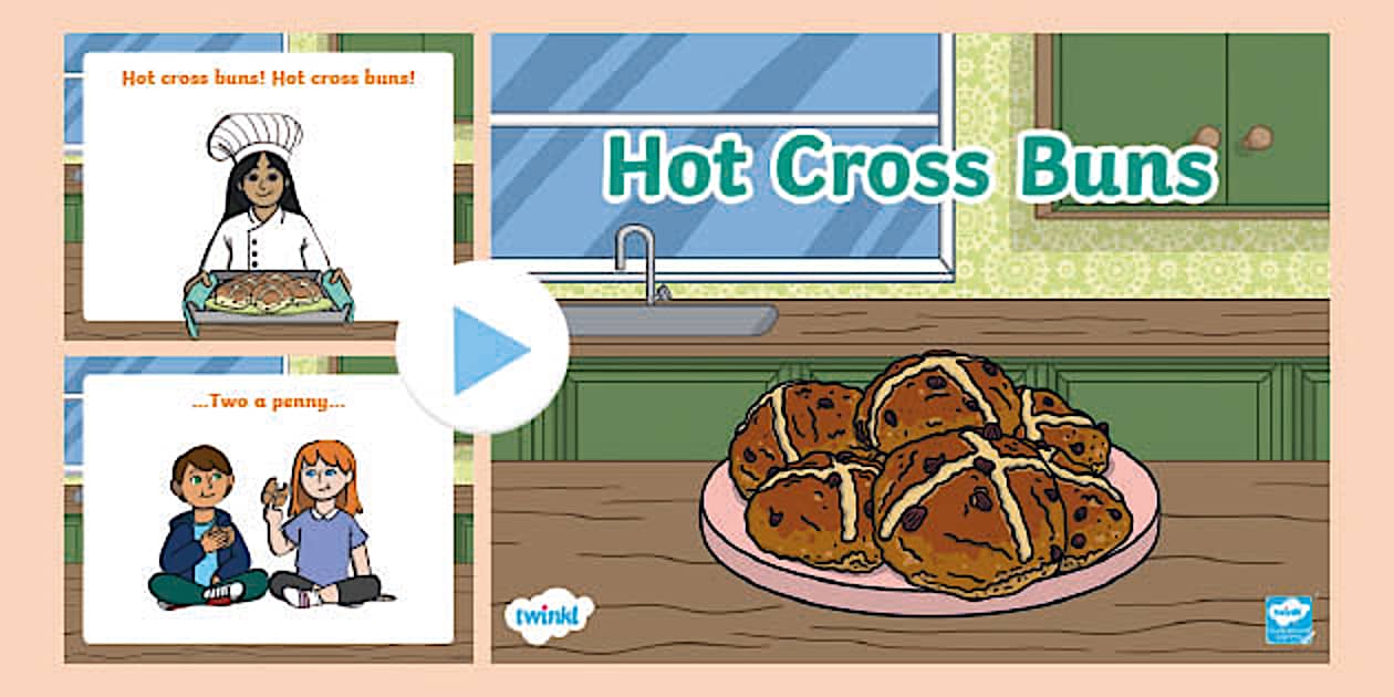 Hot Cross Buns PowerPoint Teacher Made Twinkl