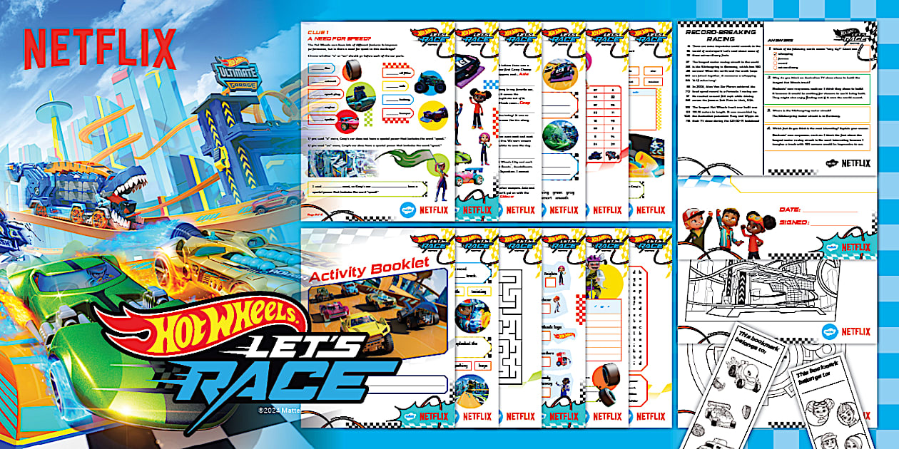 Hot Wheels Activity Pack For 3rd 5th Grade Teacher Made