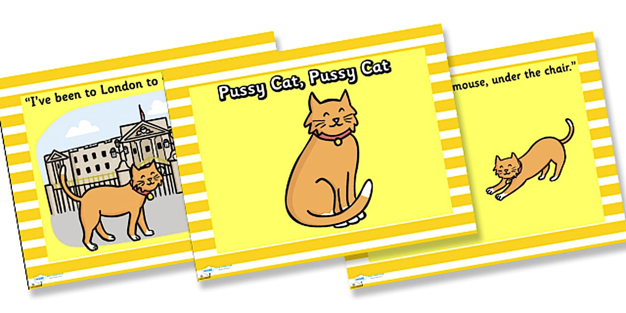 Pussy Cat Pussy Cat PowerPoint Teacher Made Twinkl