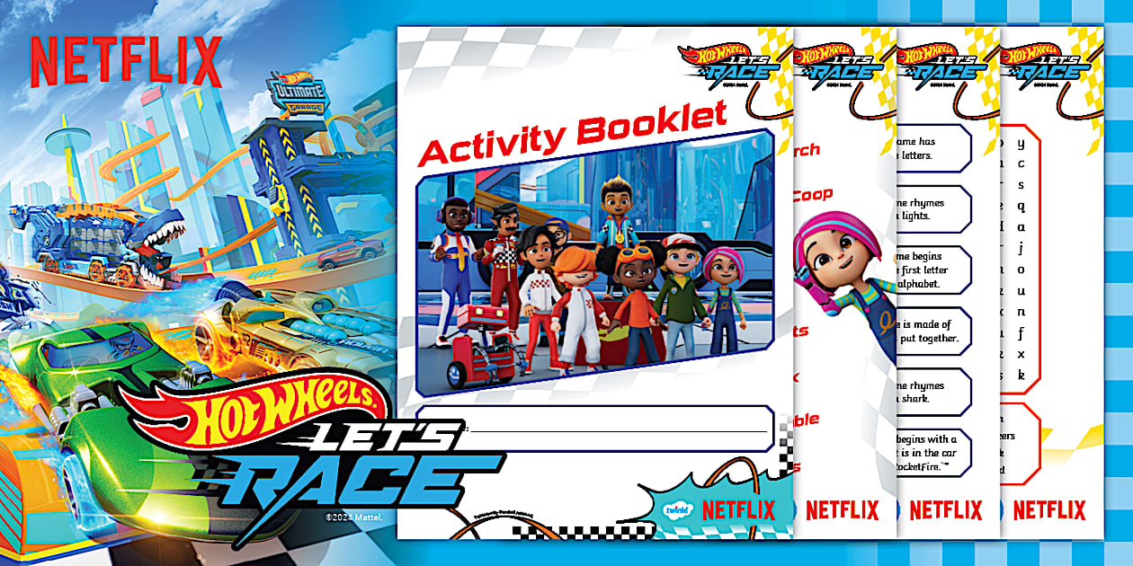 Hot Wheels Activity Booklet For K Nd Grade Twinkl