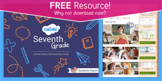 FREE Seventh Grade Membership Guide Profesor Hizo Twinkl