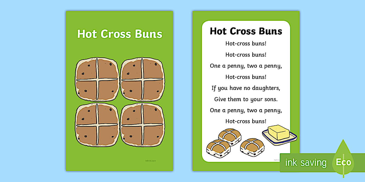 Hot Cross Buns Nursery Rhyme Ikea Tolsby Fiestad Frame