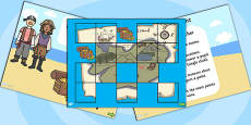 treasure hunt quiz powerpoint template
