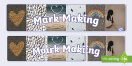 EYFS Mark Making Area Classroom Set Up Display Pack Twinkl