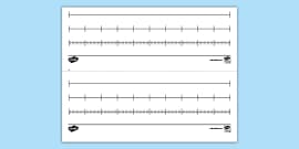 Year 4 Representing Numbers On A Blank Number Line Worksheets