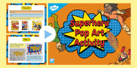 Ks Pop Art Emoji Painting Art Activity Twinkl