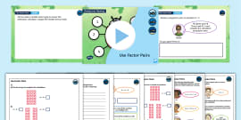 Factor Bugs Worksheet Teacher Made Twinkl