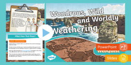 Weathering Erosion And Deposition Display Poster Parents