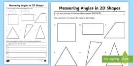 Angles Differentiated Worksheet Angles Homework Twinkl